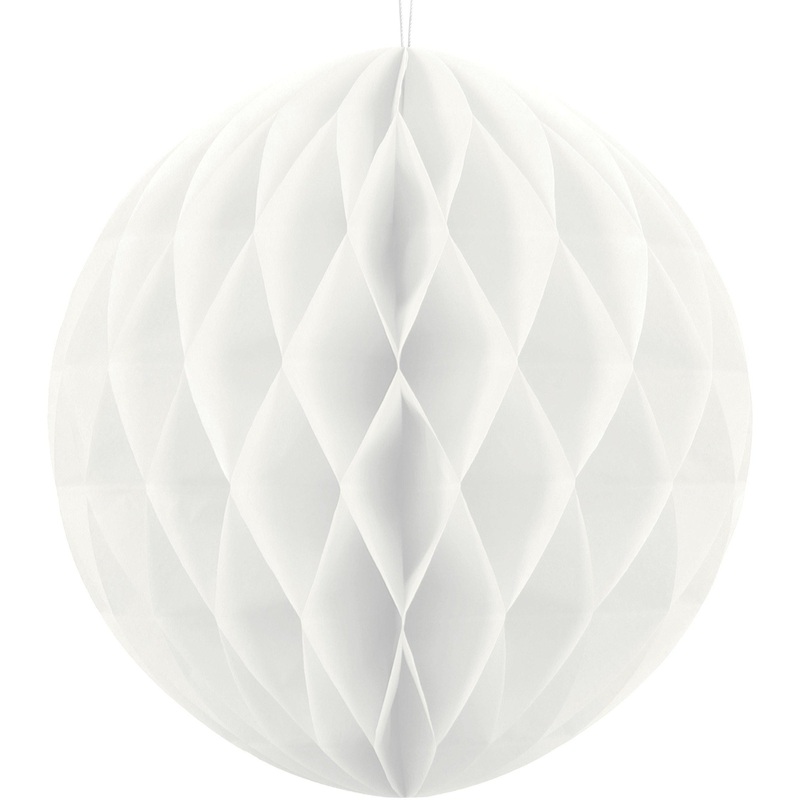 White Honeycomb Ball 30cm