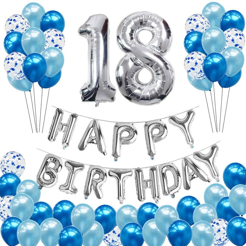 18th Birthday Decoration Kit