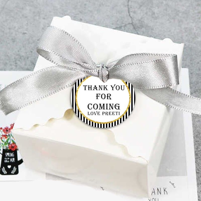 70th Birthday Party Thank You Gift Tags