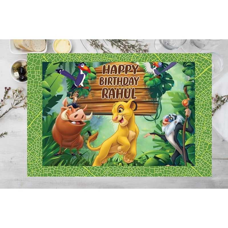 The Lion King Theme Birthday Table Mats