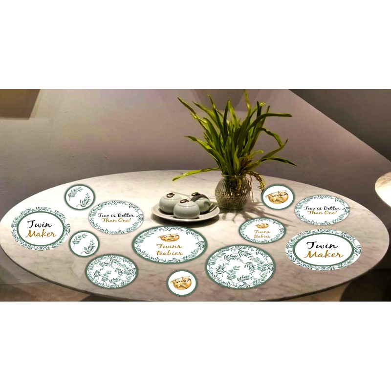 Twins Baby Theme Birthday Party Table Confetti