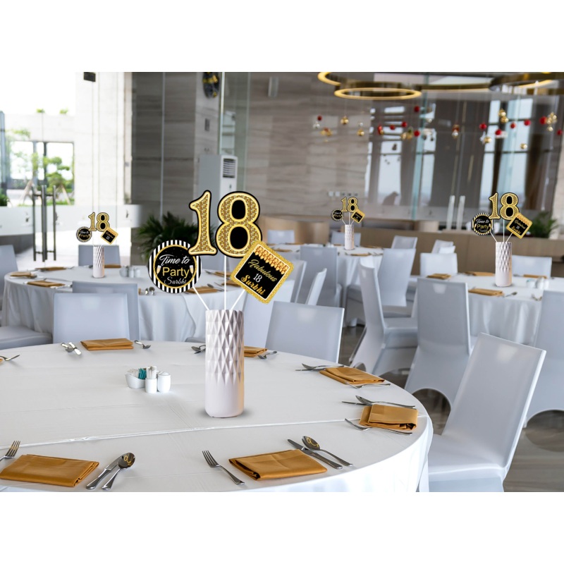 18th Birthday Party Table Toppers for Decoration