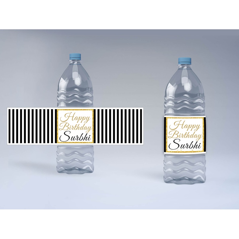 18th Birthday Water Bottle Labels