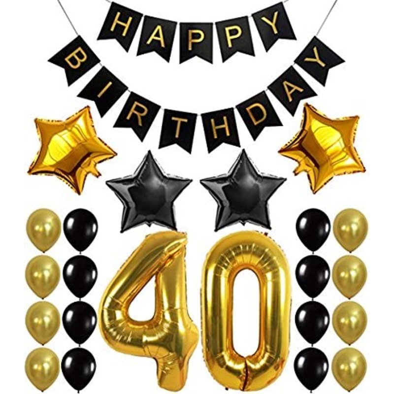 40Th Birthday Decorations Kit