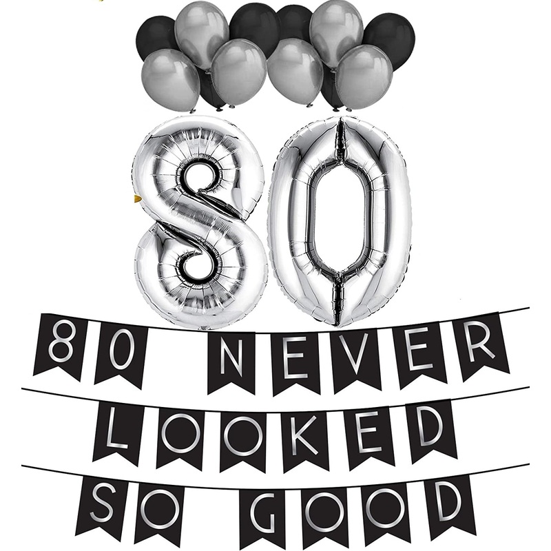 80th Never Looked So Good Birthday Party Pack