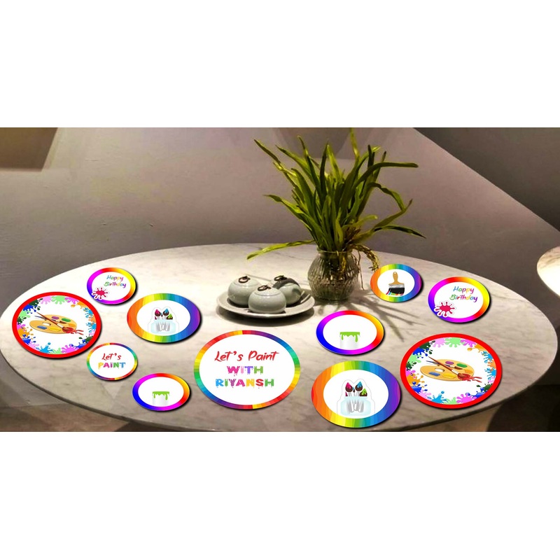 Art and Paint Theme Birthday Party Confetti