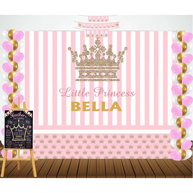 Little princess Birthday Party Personalized Complete Kit