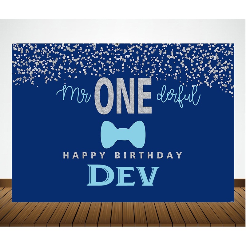 One is Fun Birthday Party Backdrop Decoration Boys
