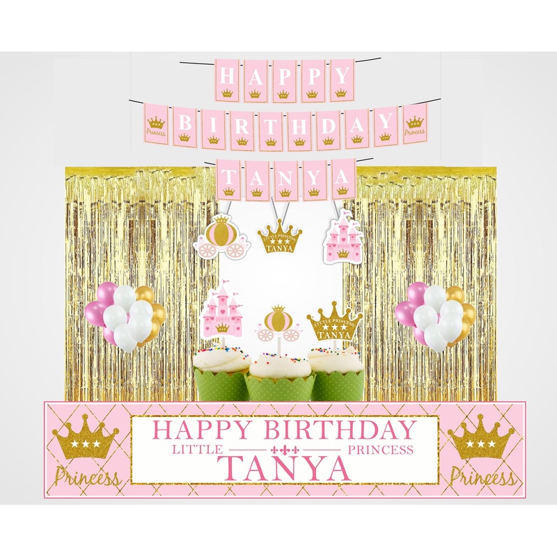 Princess Birthday Party Decoration Kit