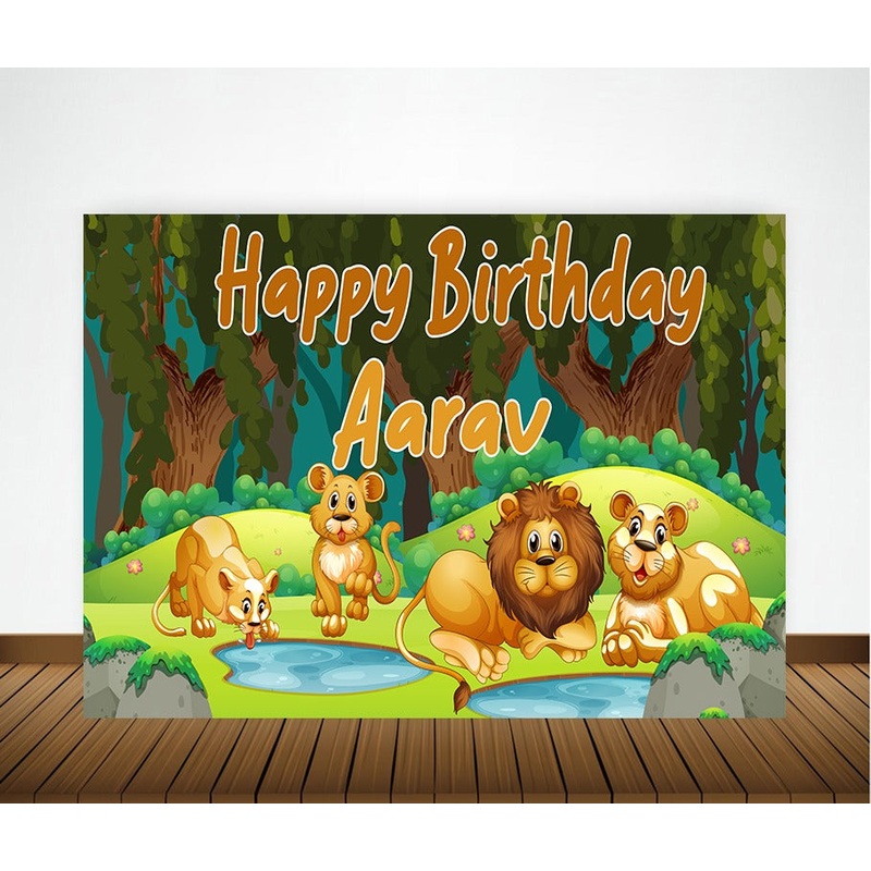 The Lion King Theme Birthday Party Backdrop