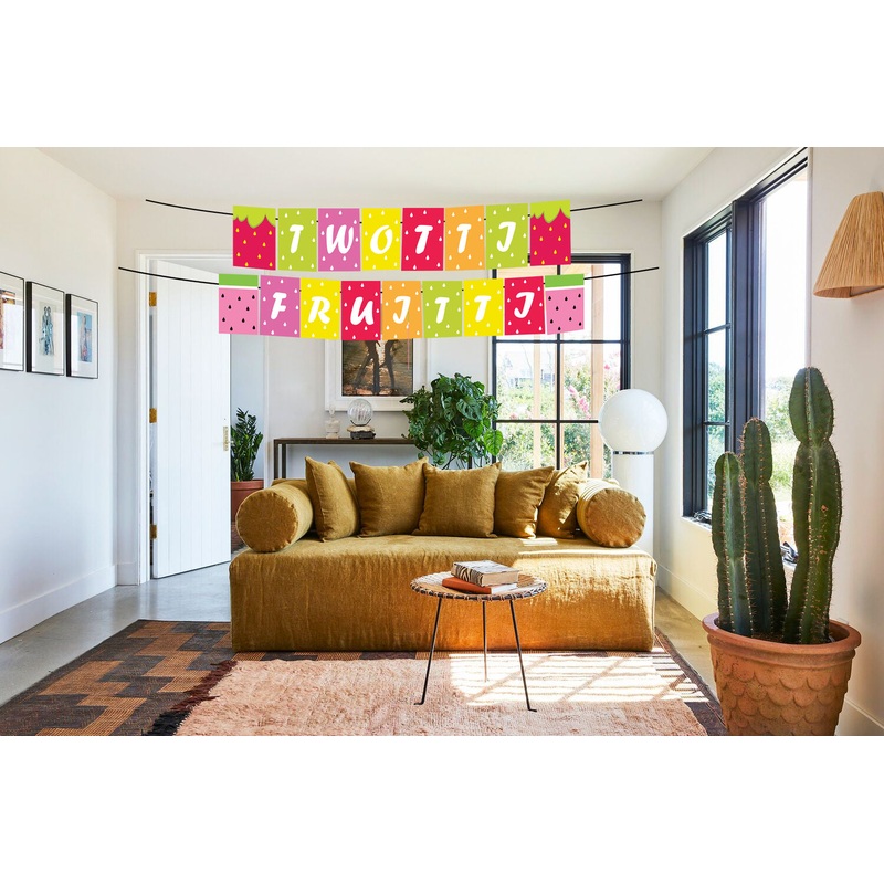 Twotti Fruity Theme Birthday Party Banner for Decoration