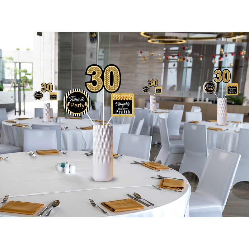 30th Birthday Party Table Toppers for Decoration