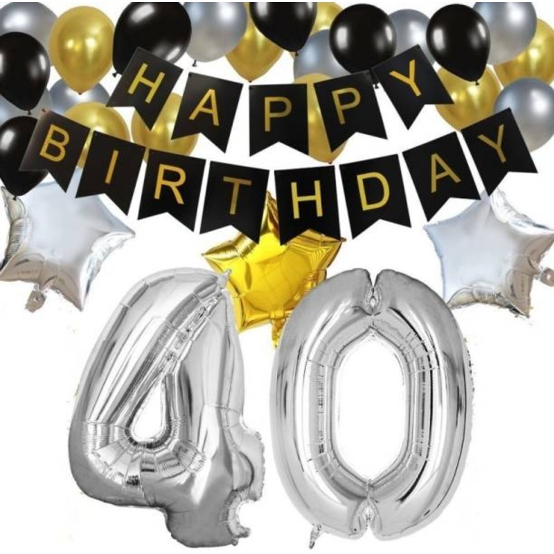 40th Birthday Decorations Combo