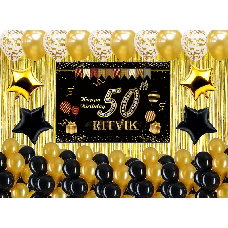 50th Birthday Party Complete Party Set