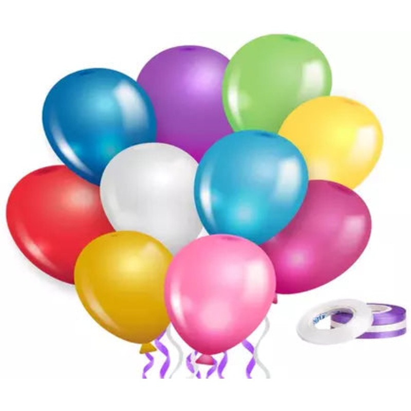 Assorted /Multi Color Metallic Balloons