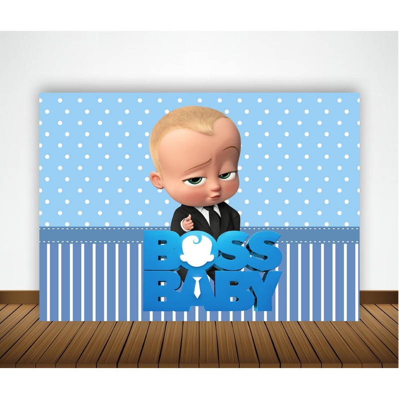Boss Baby Theme Party Backdrop