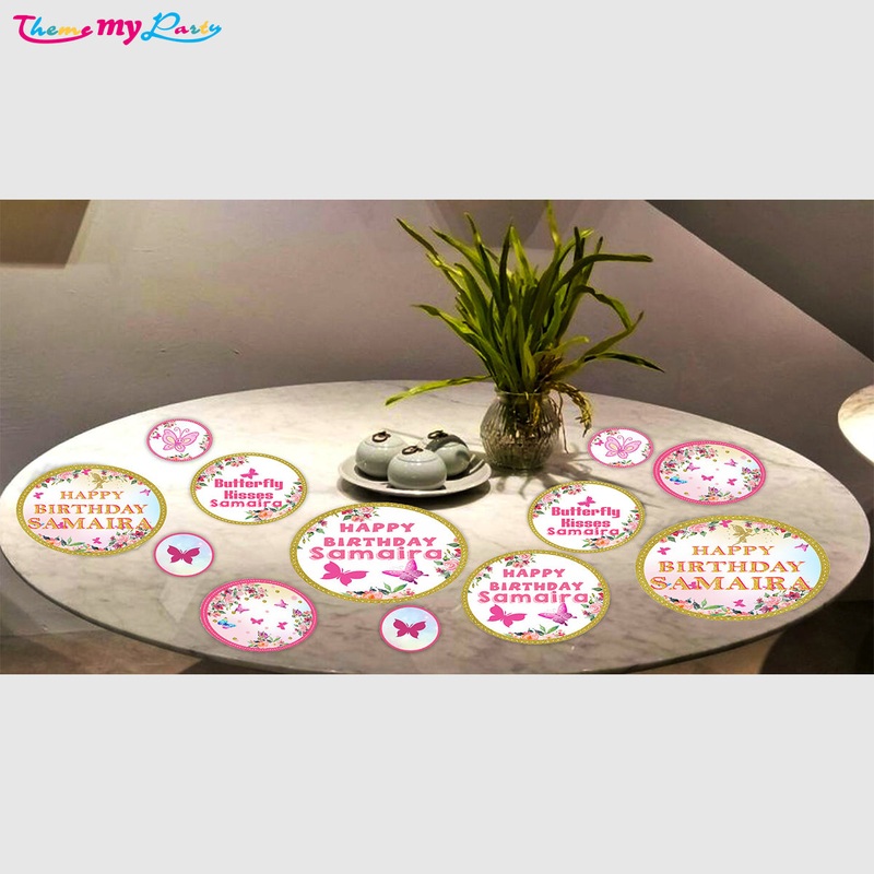 Butterflies & Fairies Theme Birthday Party Table Confetti