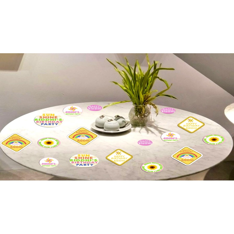 Sunshine Theme Birthday Party Table Confetti for Decoration