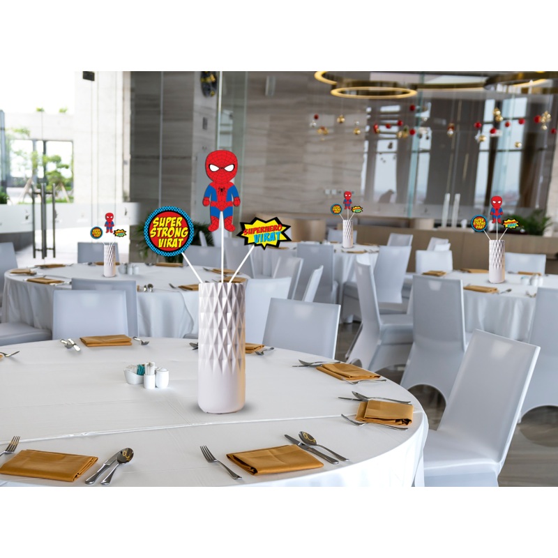 Super Hero theme Birthday Party Table Toppers for Decoration