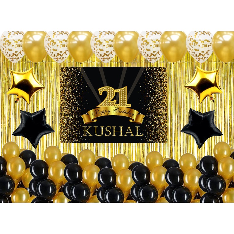 21st Birthday Party Complete Decoration Kit