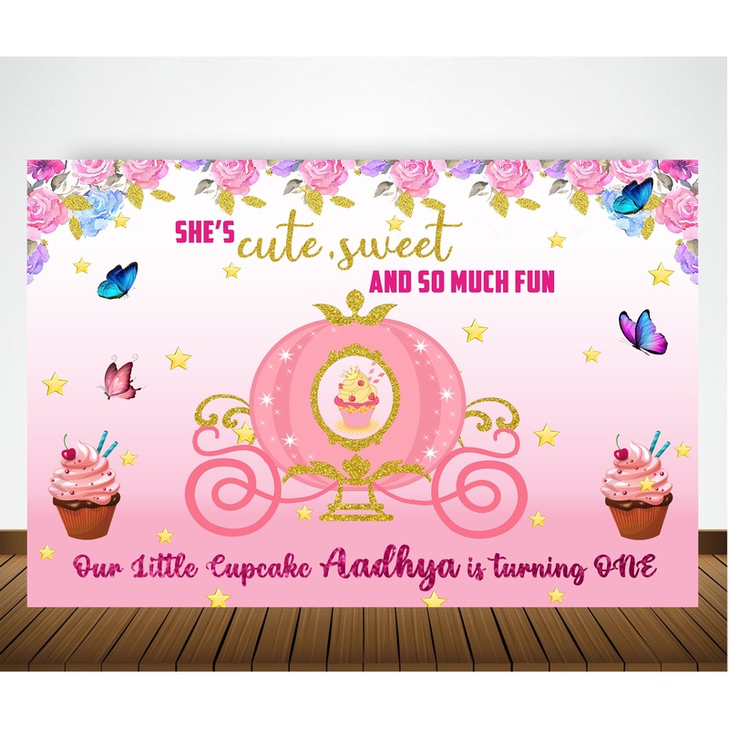 Personalize Princess Backdrop Banner