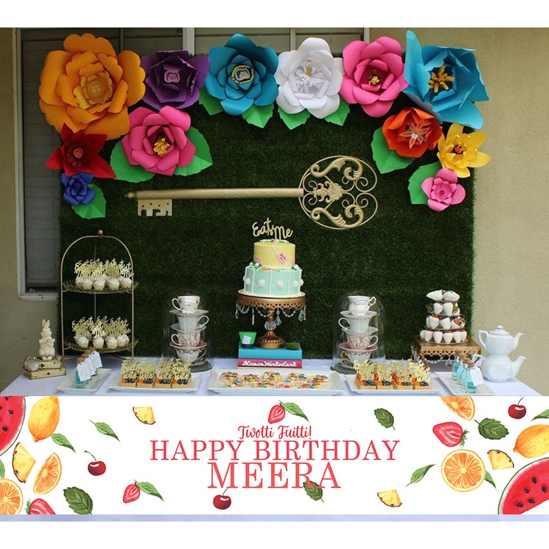 Twotti Fruity Theme Birthday Long Banner for Decoration