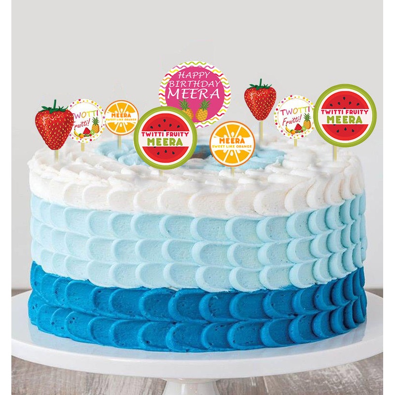 Twotti Fruity Theme Birthday Party Cake Topper /Cake Decoration Kit