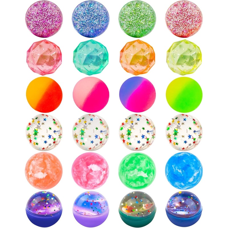 24pcs 32mm bouncy balls