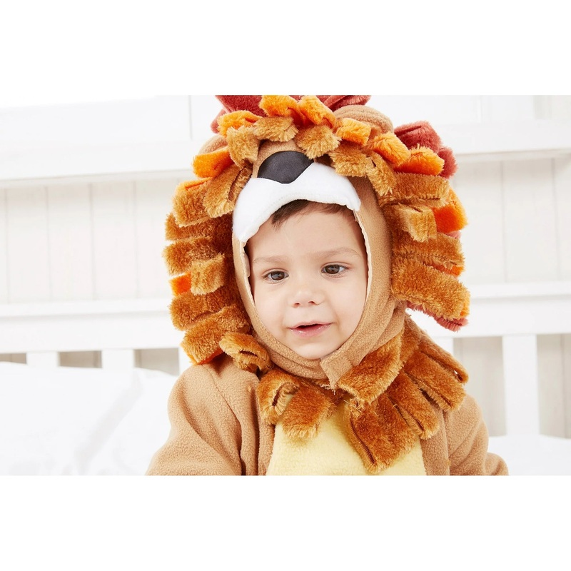 Spooktacular Creations Lion Costume Set for Kids, Lion Suit Accessories, Halloween Dress Up, Role Play Unisex Costumes
