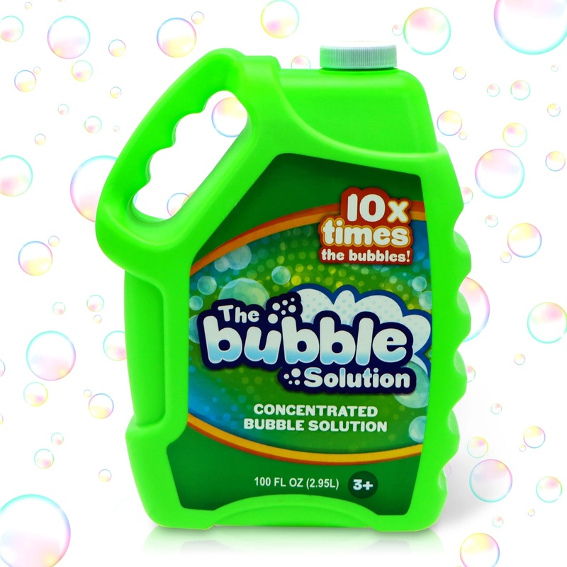 Syncfun 100 oz Concentrated Bubble Solution Refill for Kids,Up to 8 Gallon Bubble Liquid Refills for Bubble Machine,Bulk Bubbles Toy for Toddlers Boys Girls