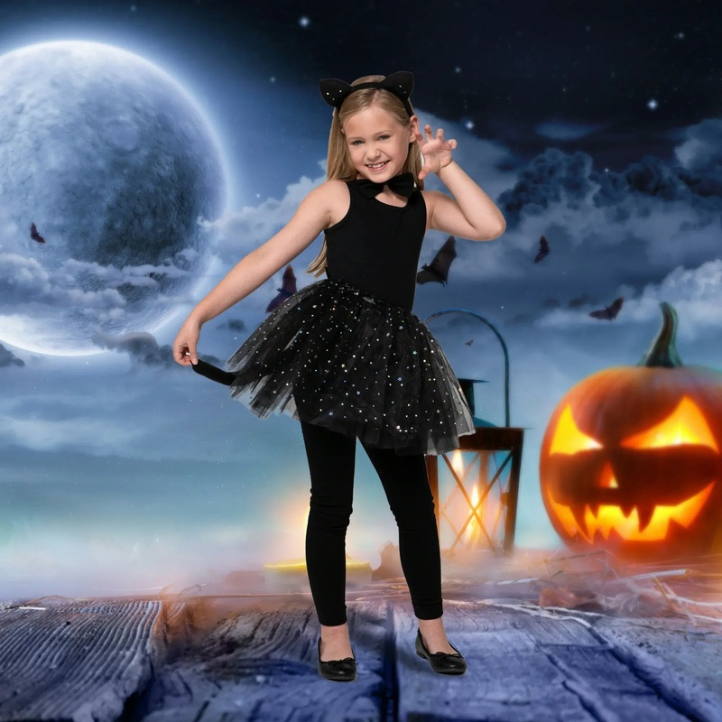 Syncfun Animal Costume Set for Girls,Party Cosplay,Dress Up Kit Accessories for Kids