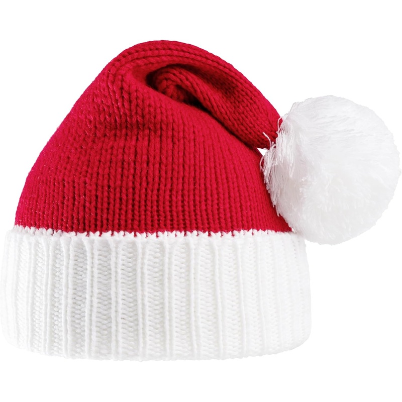 SYNCFUN Santa Hats Kids Christmas Hat Elf Xmas Party Hat Red Knitted Beanie Hat for Kids Boys,Girls