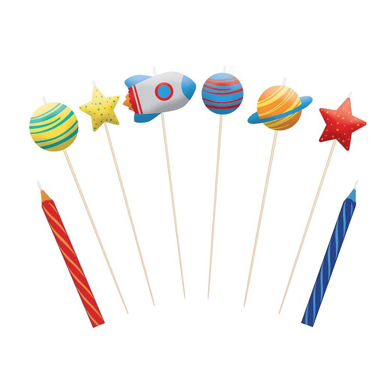 Blast Off Birthday Candles