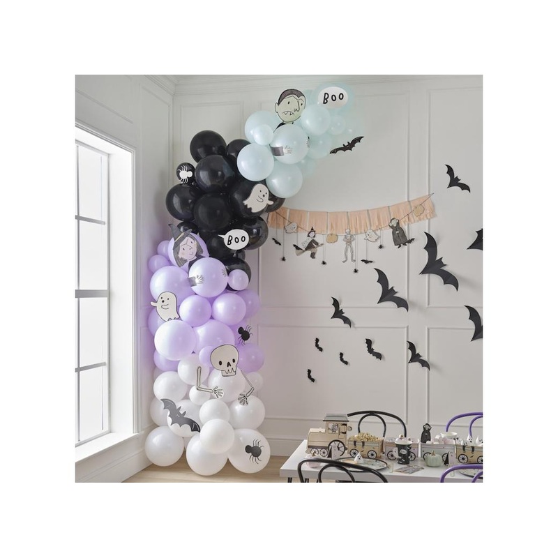 Boo Crew Balloon Arch with Characters