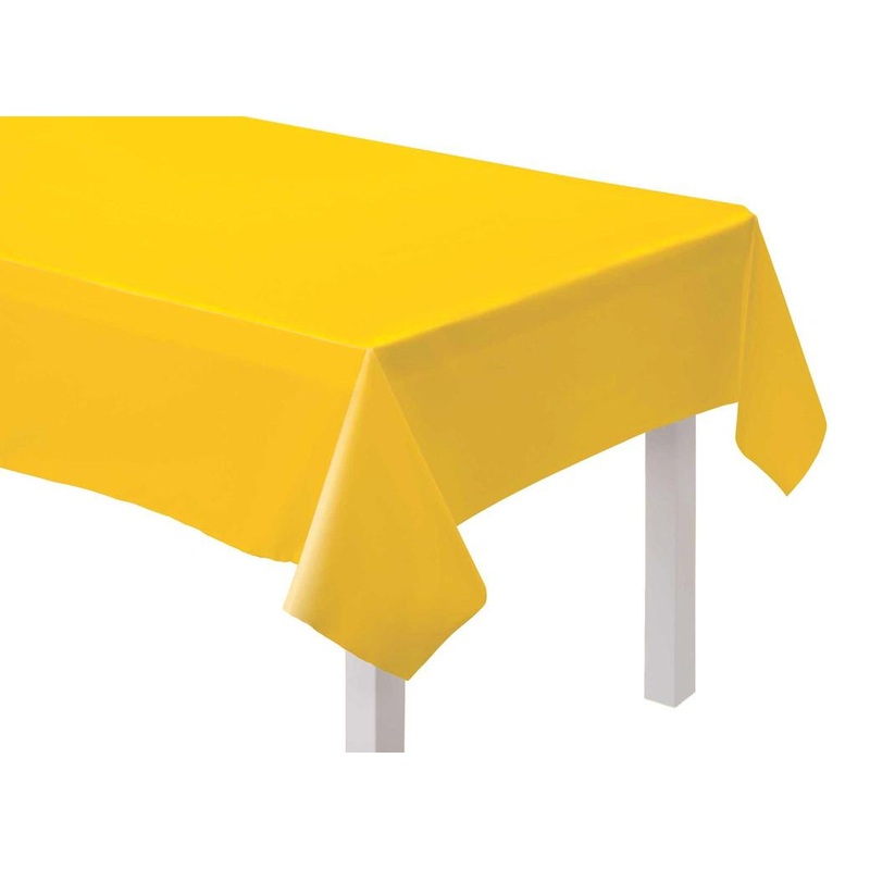 Paper Table Cover - Yellow