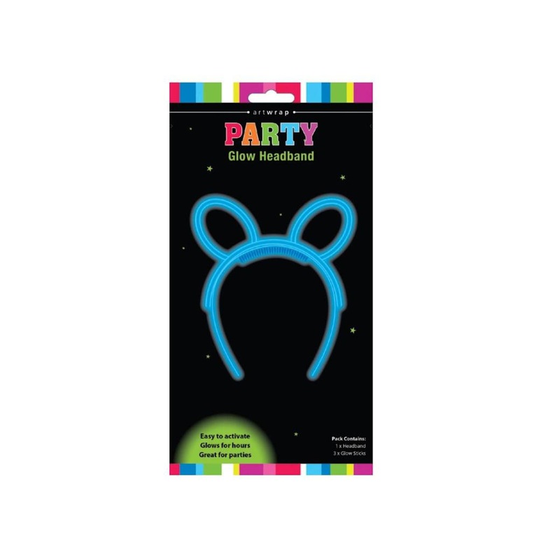 Party Glow Headband - Blue