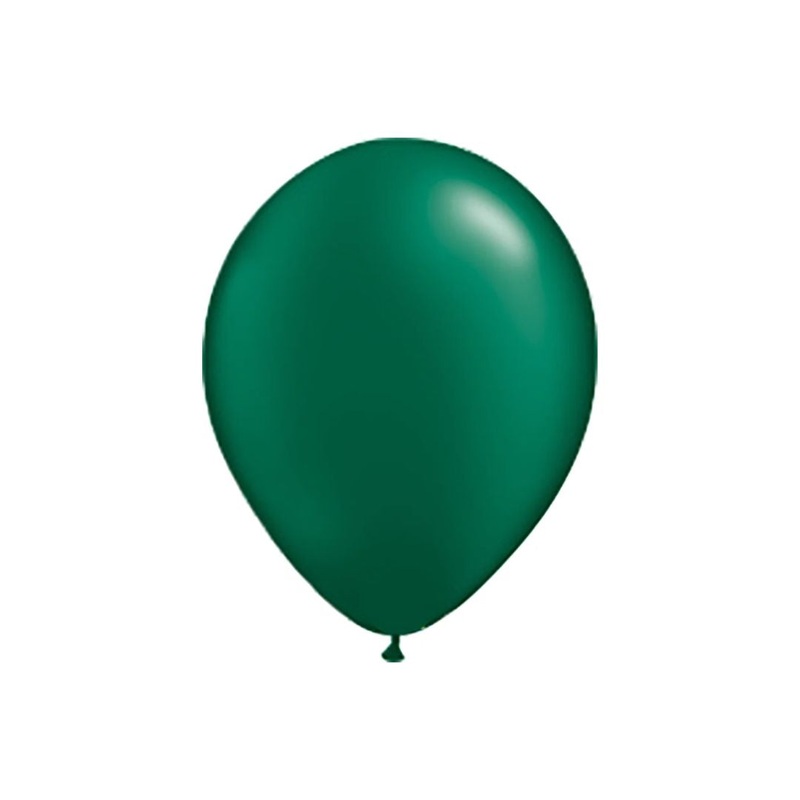 Pearl Forest Green Balloons 12cm 10pk