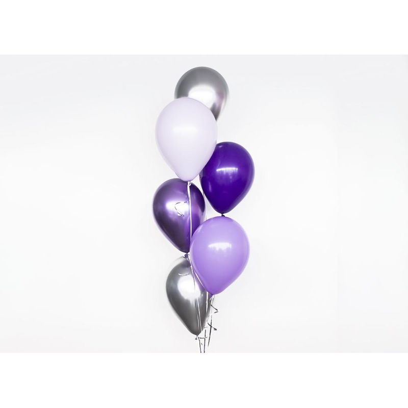 Plain Balloon Mix - Perfectly Purple 6pk