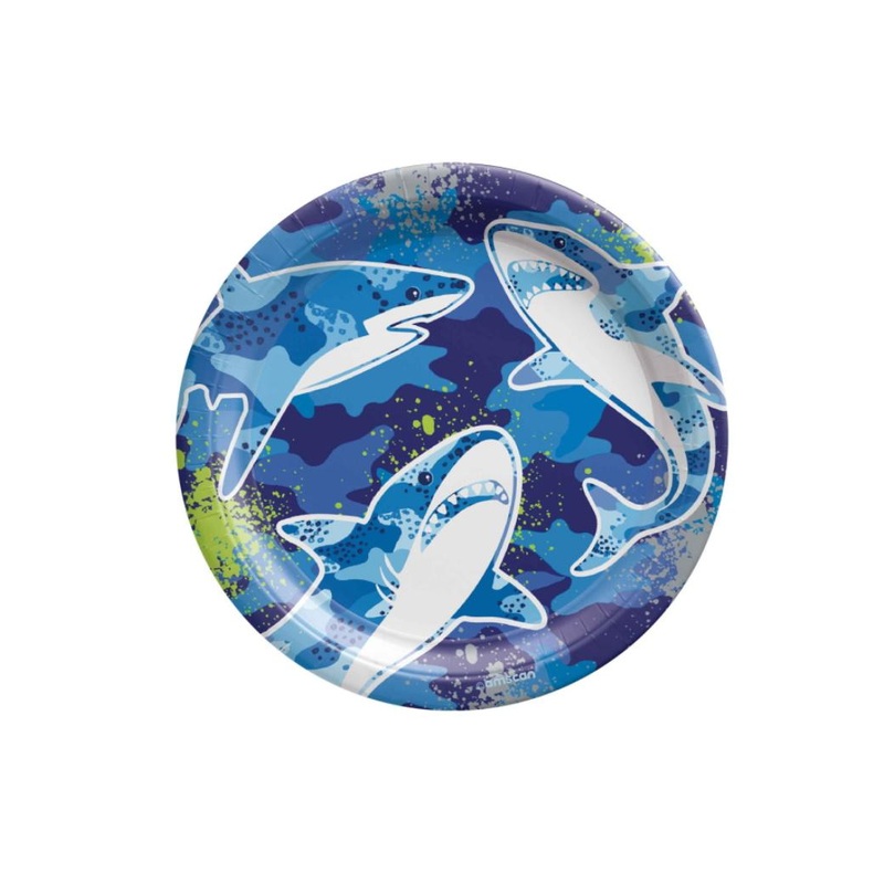 Shark Party Lunch Plates 8pk