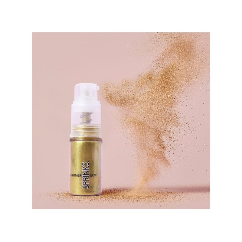 Sprinks Edible Shimmer Dust Pump - Gold
