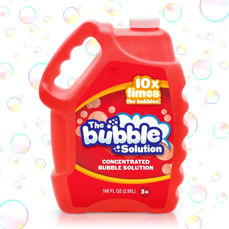 Syncfun 100 Oz Concentrated Bubble Solution, up to 8 Gallon for Bubble Machine ,Bulk Bubbles Outdoors for Summer Party Favor