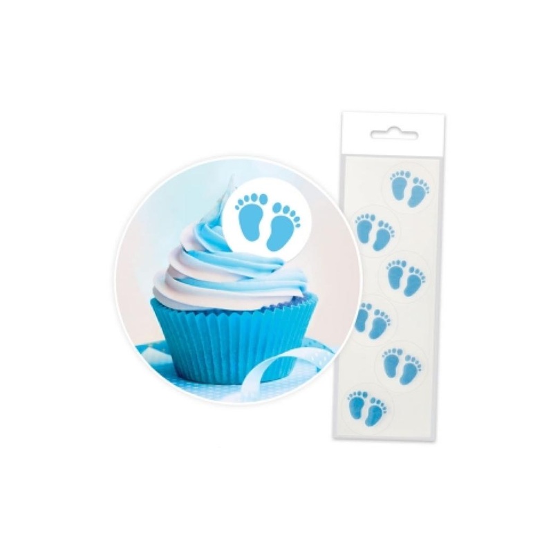 Wafer Baby Feet - Blue