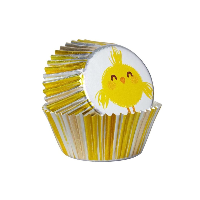 Wilton Cute Chick Foil Cupcake Cases 24pk