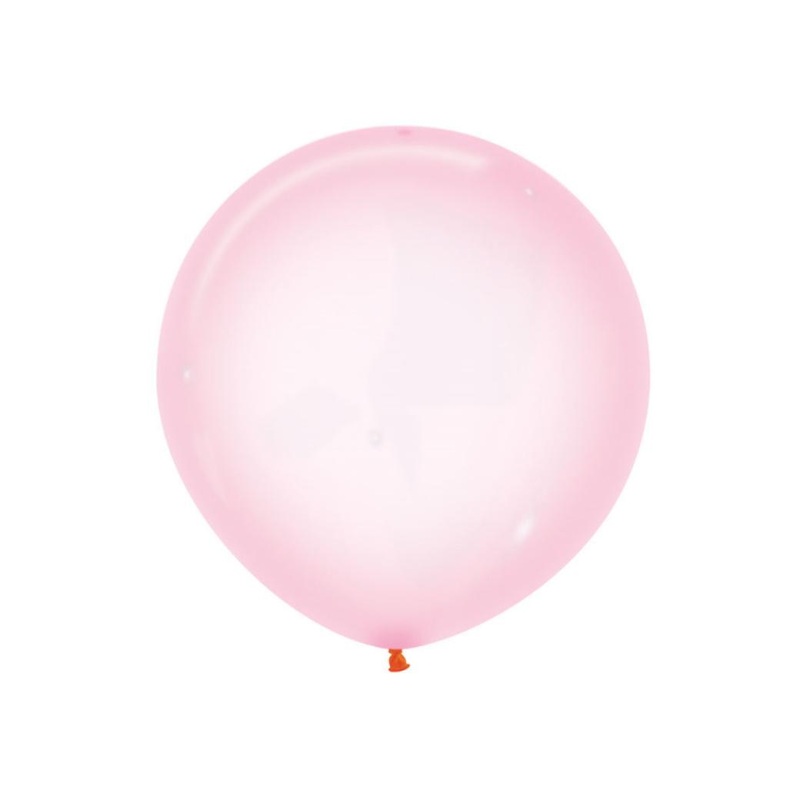 60cm Crystal Balloon - Pastel Pink