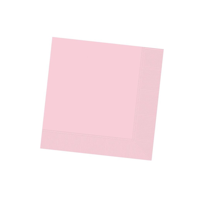 Blush Pink Lunch Napkins 50pk