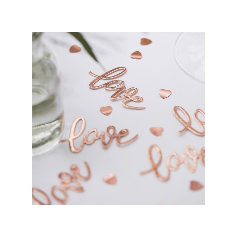 Rose Gold Love Confetti