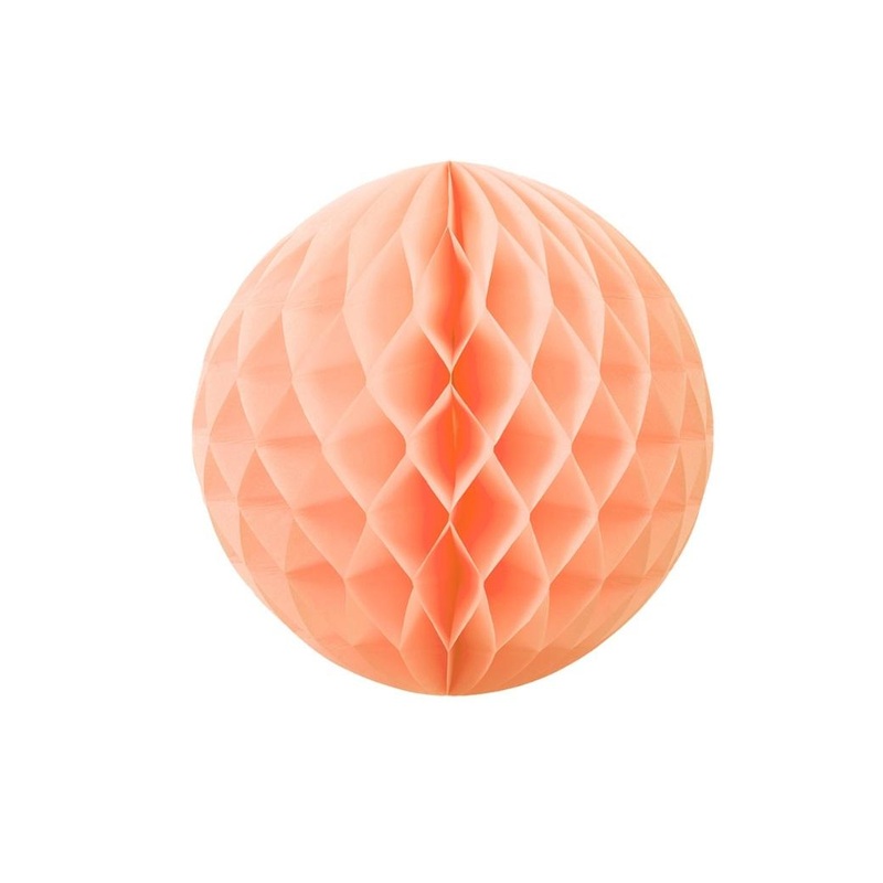 Tissue Honeycomb Ball 35cm - Peach