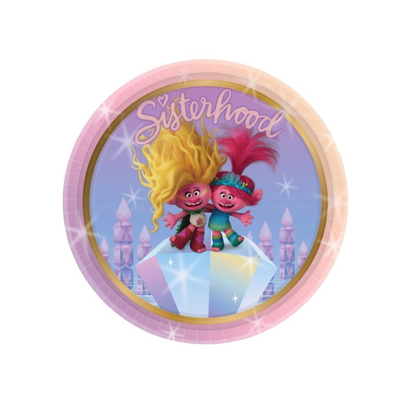 Trolls Band Together Dinner Plates 8pk