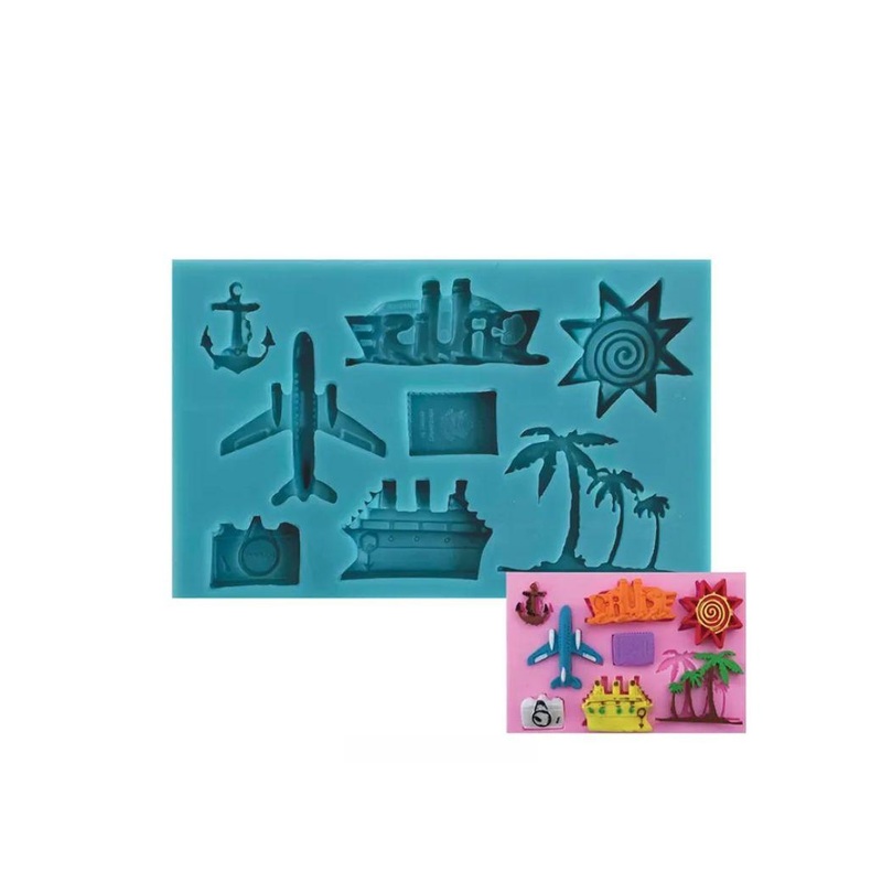 Tropical Cruise Holiday Silicone Mould