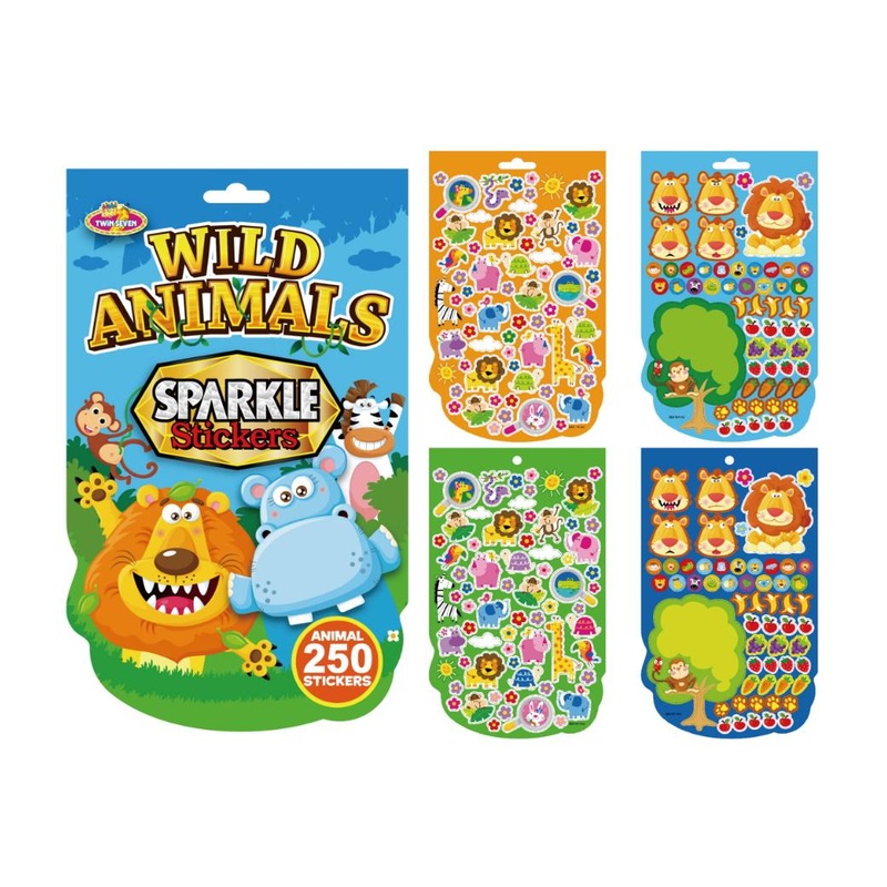 Wild Animals Sticker Book